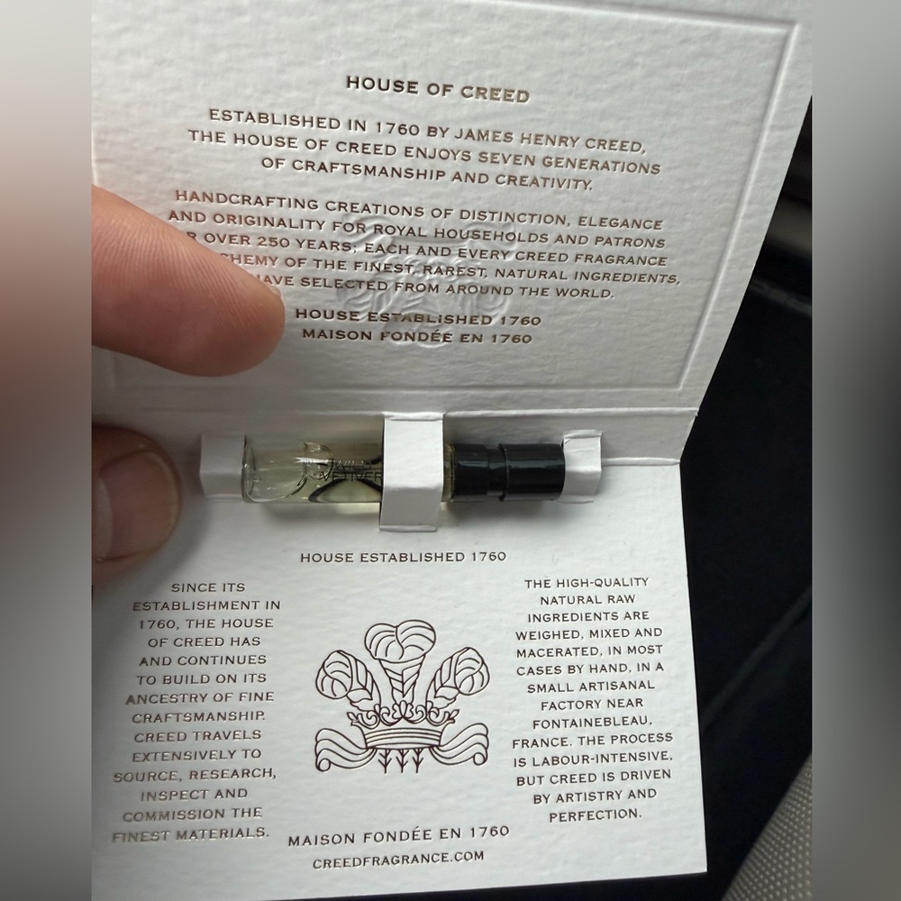 CREED WILD VETEVIER SAMPLE
